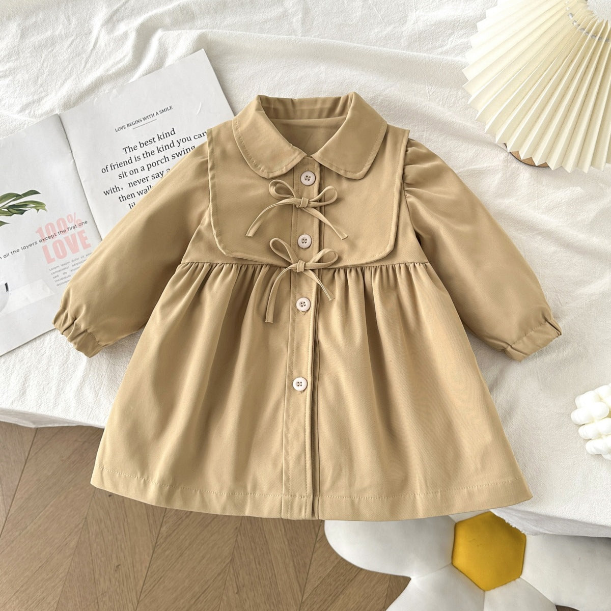 Girls' Jacket with Bows