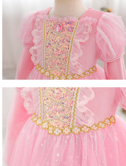 Pink Glitter Children's Dress