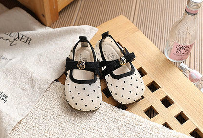 Girls' Polka-Dot Ballet Flats