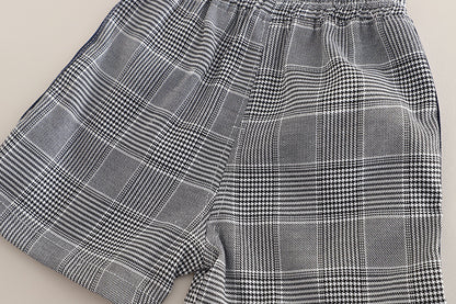 Boys' Polo Shirt Set with Puppy Design