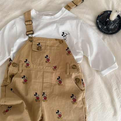 MK Mouse Kids' Overall & Top Set