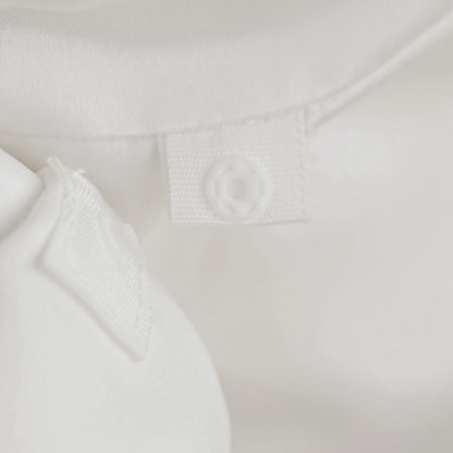 Vestido infantil de perla blanca 