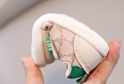 Children's Teddy Bear Sneakers with Velcro