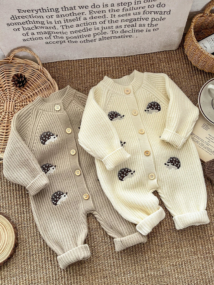 Children's Animal Knit Jumpsuit