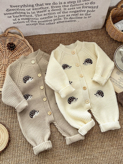 Children's Animal Knit Jumpsuit