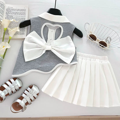 Girls' Teddy Bear Collar Set