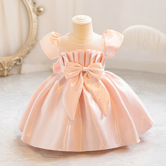 Children's Party Dress with Bow