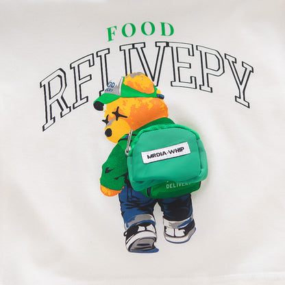 Children's Teddy Bear Backpack Set