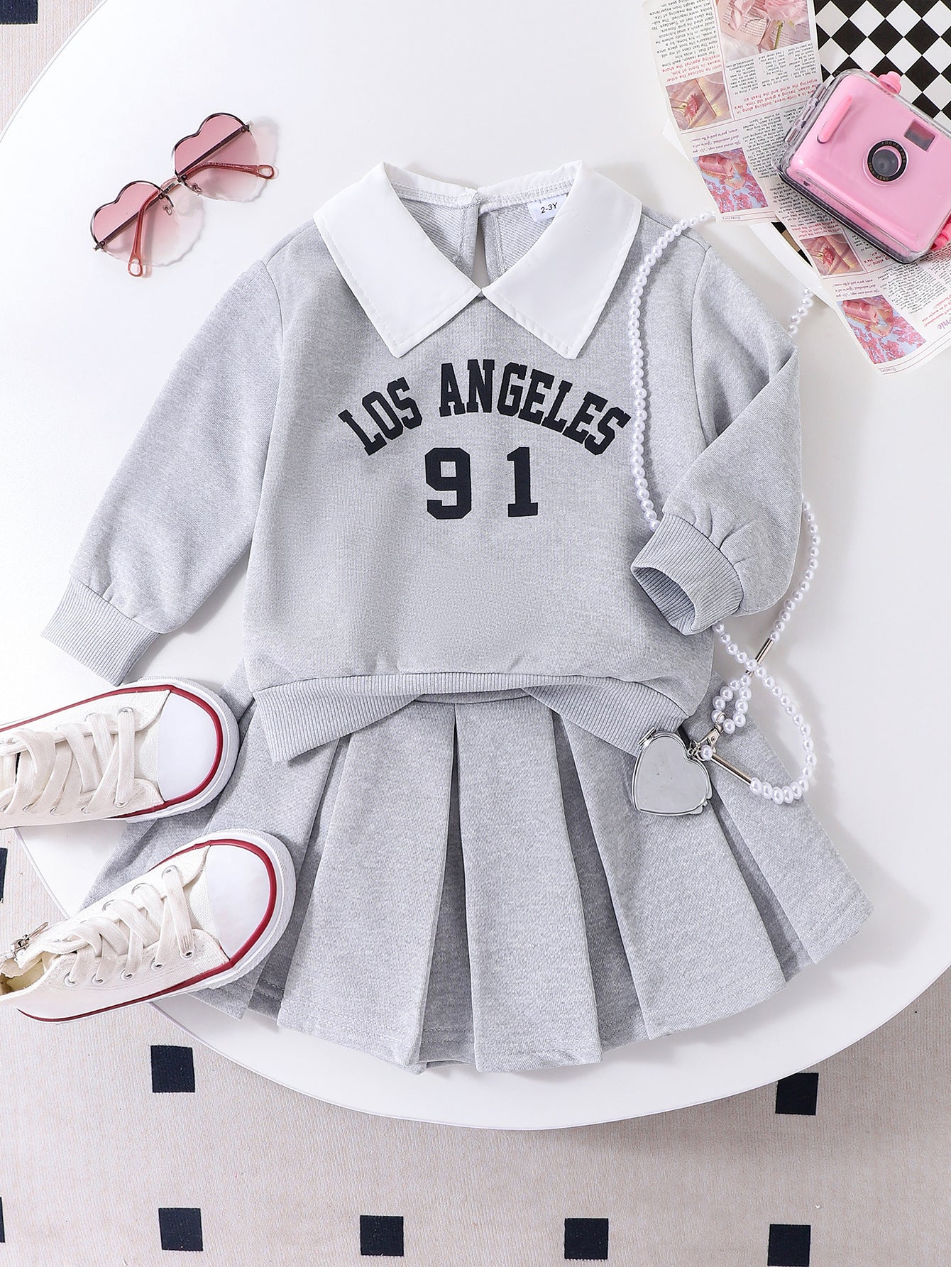 Conjunto infantil para mujer de Los Ángeles 