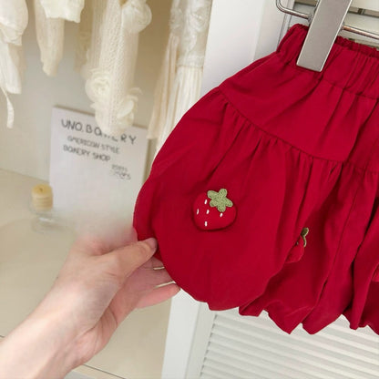 Children's Set for Girls Strawberry Shortcake
