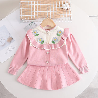 Conjunto de cuello tejido para mujer y niña Blossom 