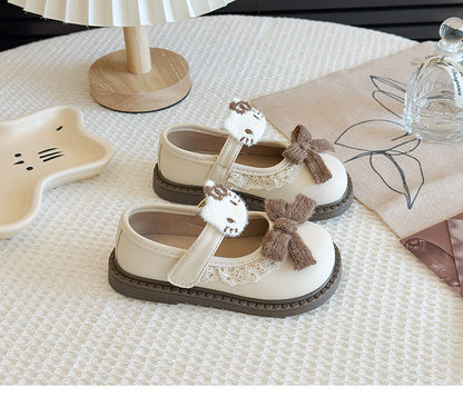 Lace Balloon Thick Sole Kids Sandals Lightweight Walking Shoes