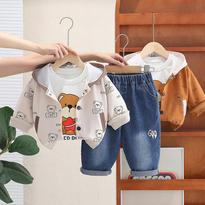 Boys' 3-Piece Teddy Bear Set