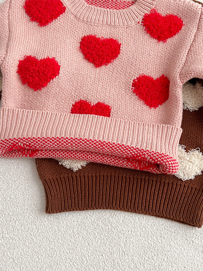 Girls' Hearts Sweater