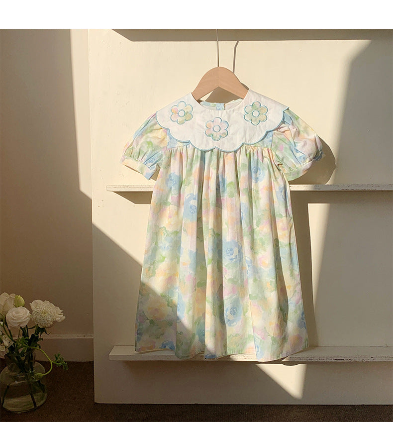 Children's Summer Flower Dress