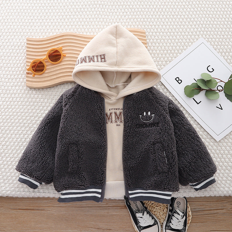 Sudadera con capucha de oso para niños