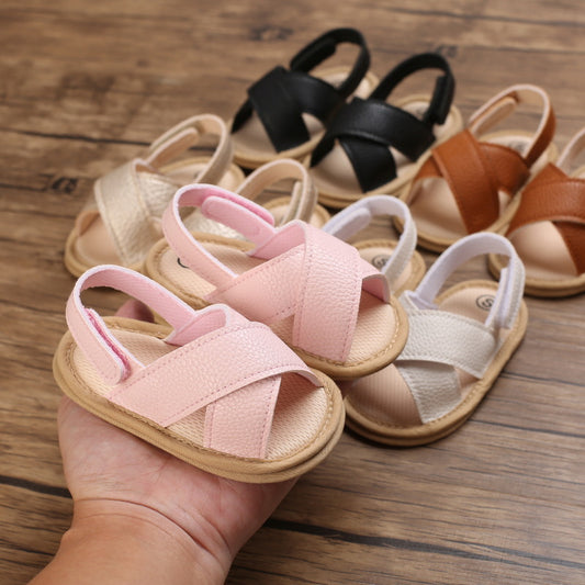 Sandalia trenzada para niños y mujeres 