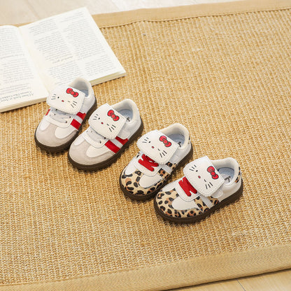 Children's Female AD Leopard Sneakers