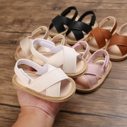 Sandalia trenzada para niños y mujeres 