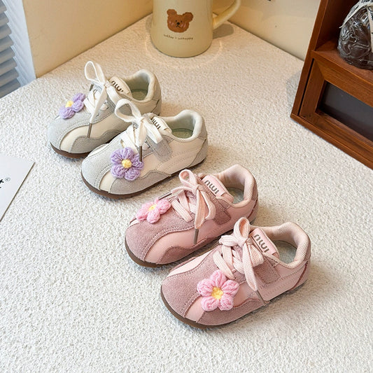 Children's Floral Sneakers