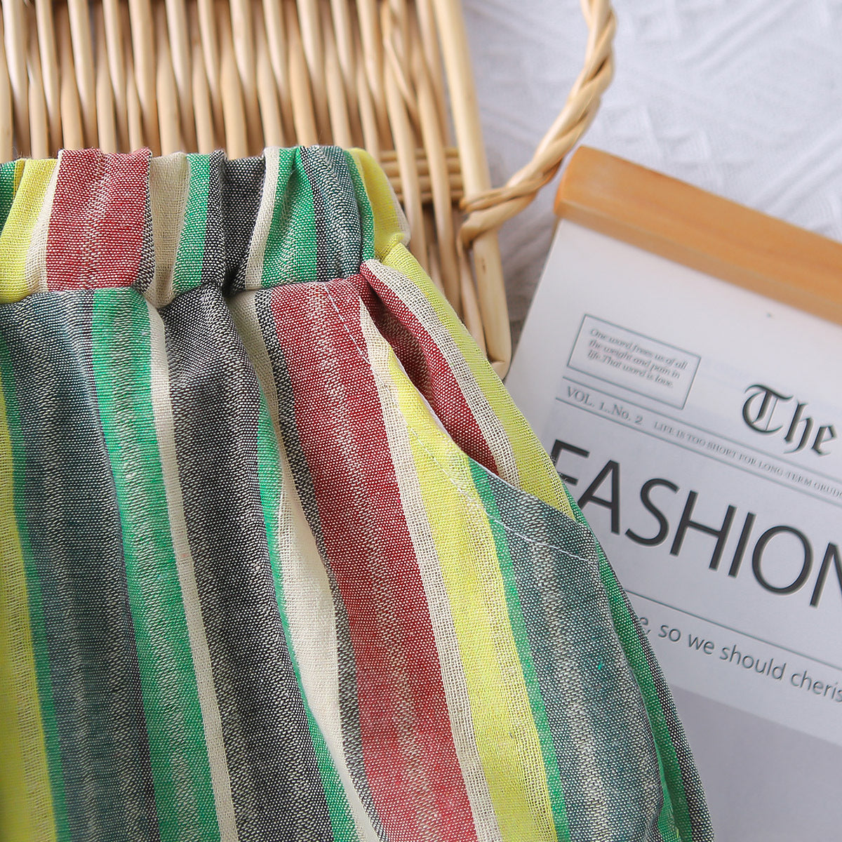 طقم مخطط للأولاد - طبعة البطاطس 