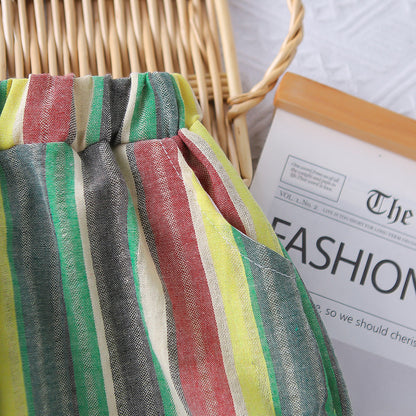 طقم مخطط للأولاد - طبعة البطاطس 