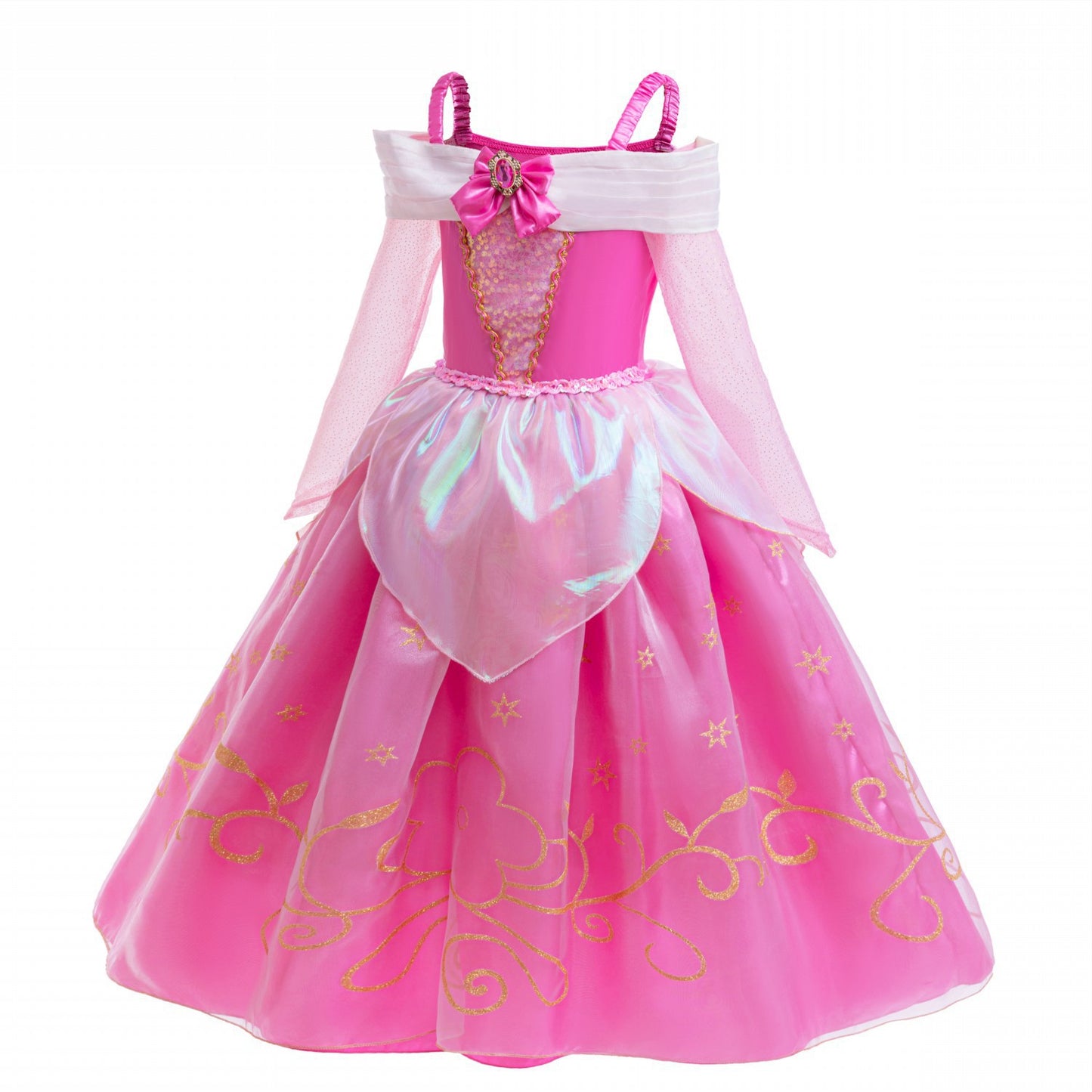 Pink Party Dress with Bow