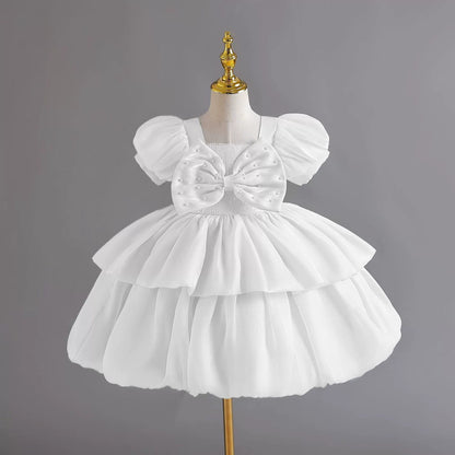 Puffy Bow Party Dress