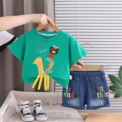 Boys' Outfit with Animals and Jeans