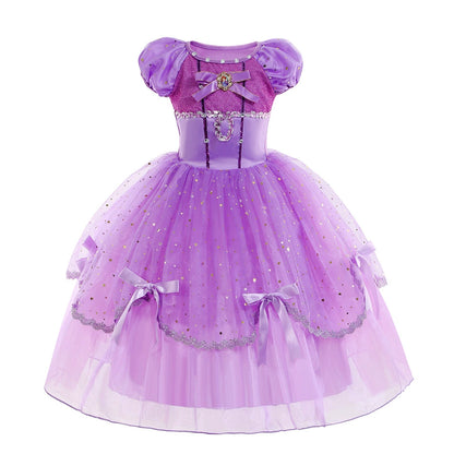 Sparkly Purple Party Dress