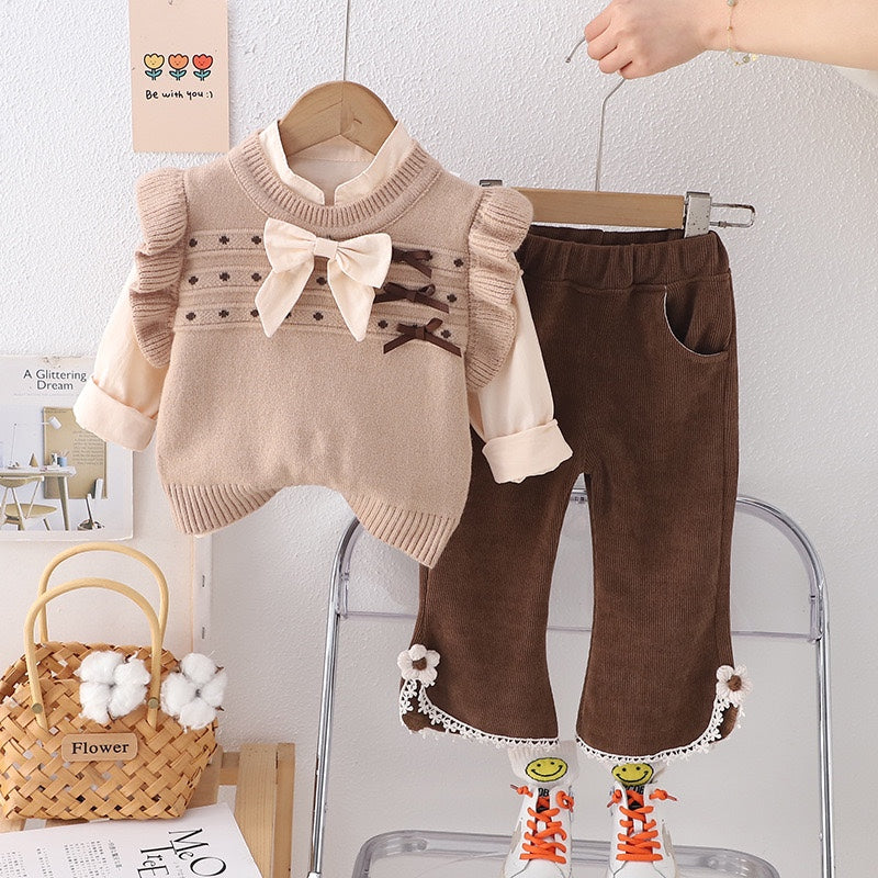 Conjunto de lazo para mujer y niño (3 piezas) 