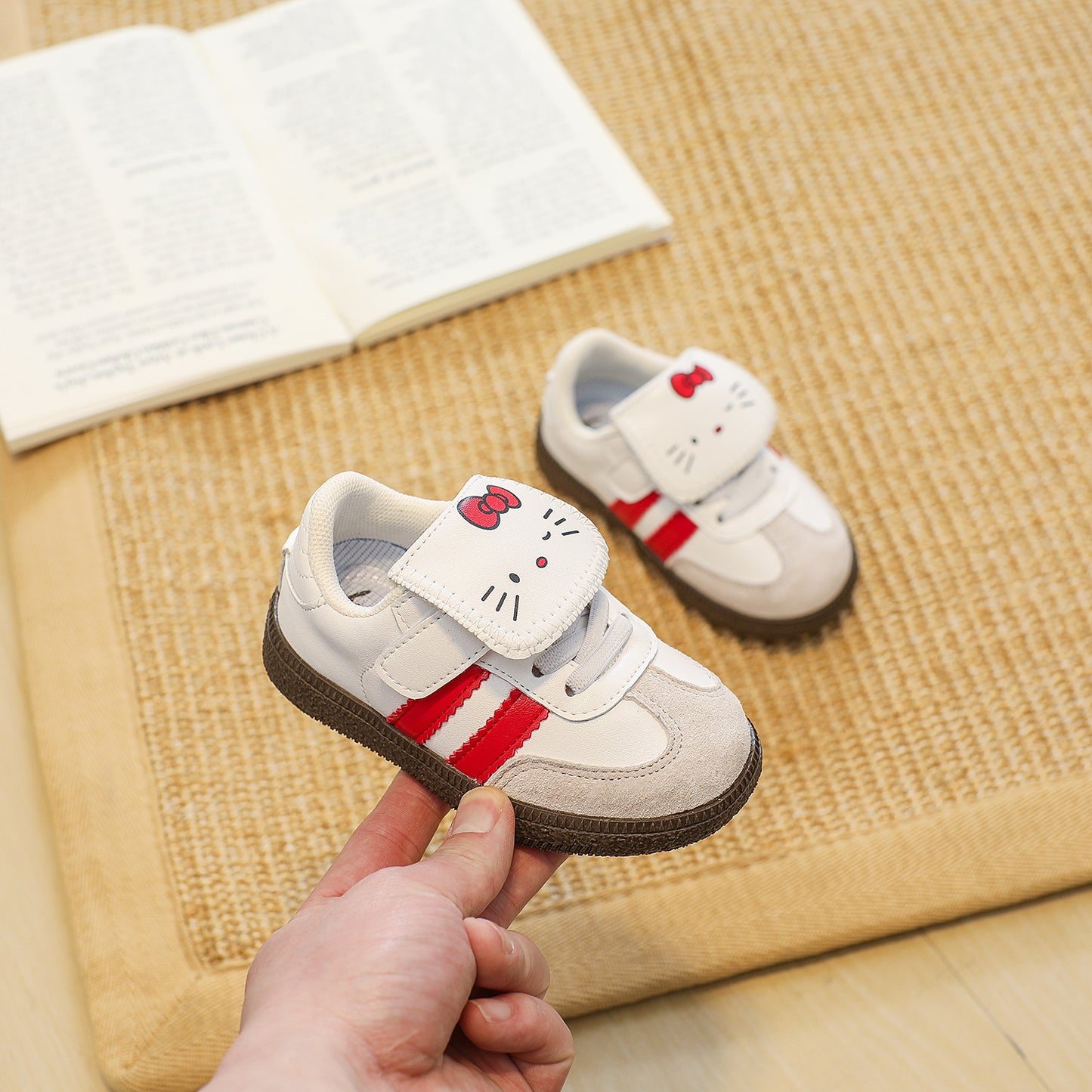 Children's Female AD Leopard Sneakers