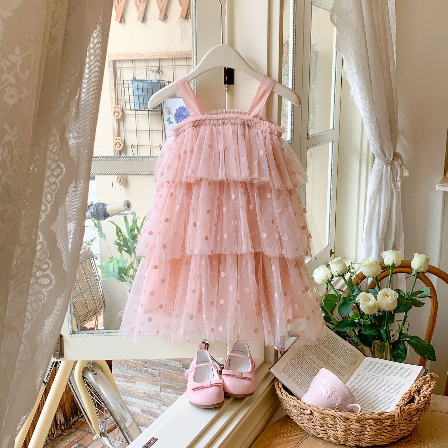 Tule Poá Children's Dress