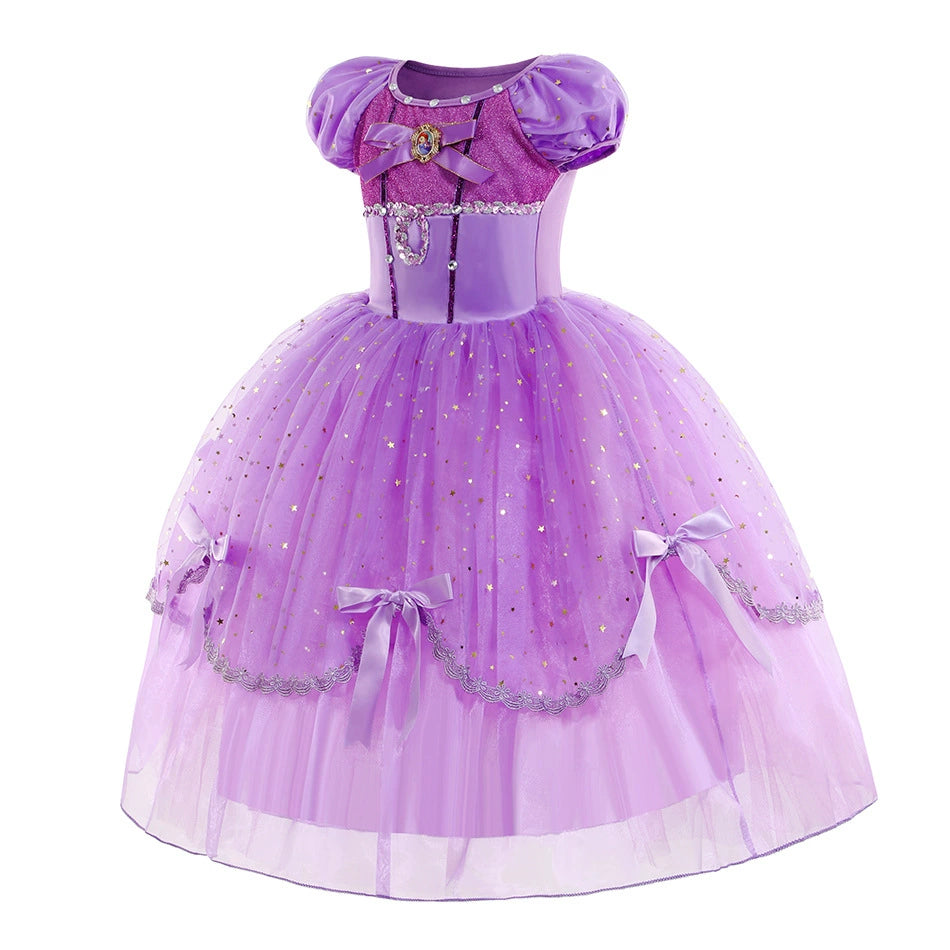 Sparkly Purple Party Dress