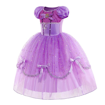 Sparkly Purple Party Dress