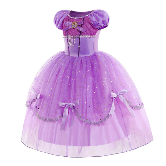 Sparkly Purple Party Dress