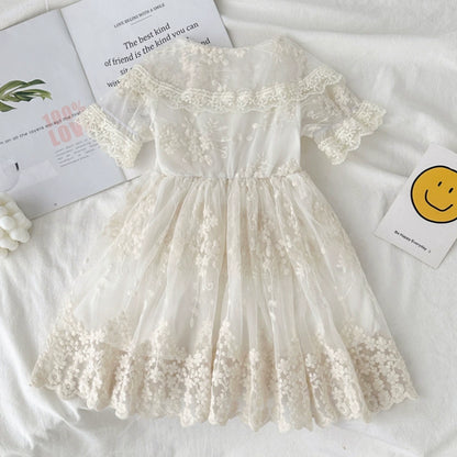 Floral Lace Dress for Girls