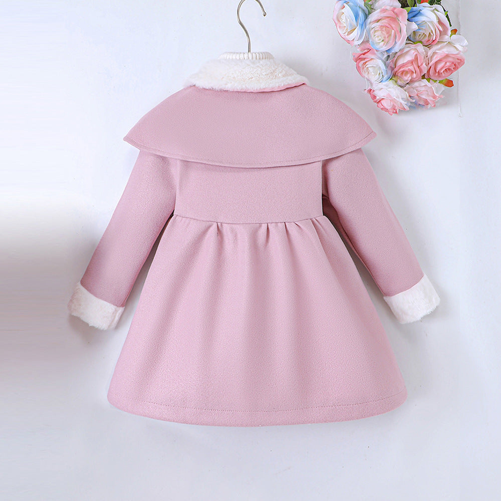 Pink Children's Jacket with Plush Lining