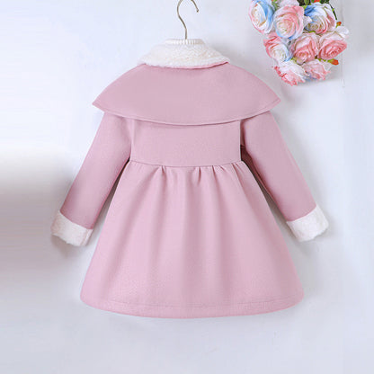 Pink Children's Jacket with Plush Lining