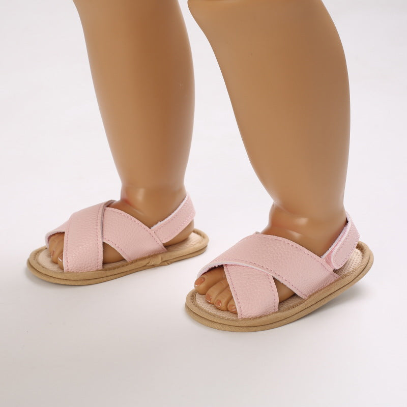 Sandalia trenzada para niños y mujeres 