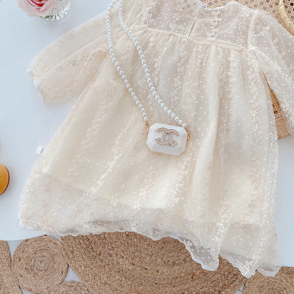 Floral Tulle Children's Dress