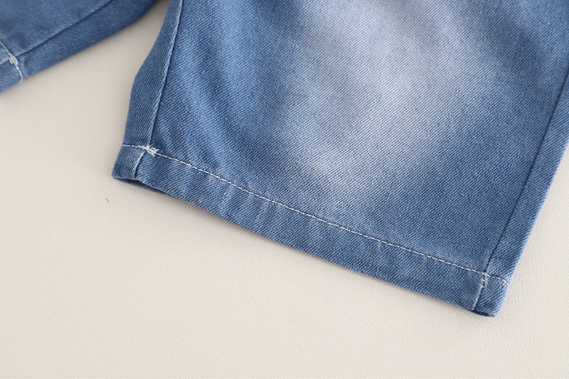 Boys' Outfit Set with Animal Print Shirt