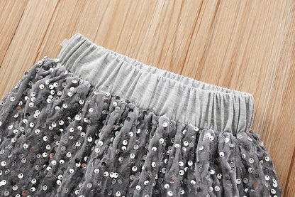 Children's Set with Bow and Glitter