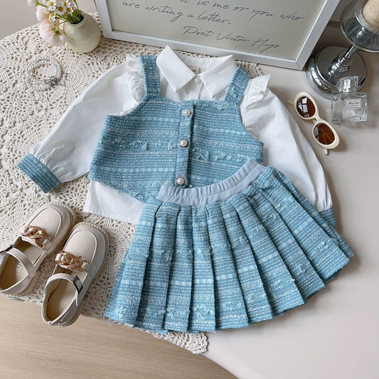 Children's 3-Piece Set: Shirt and Tweed