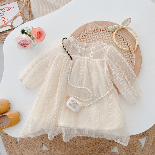 Floral Tulle Children's Dress