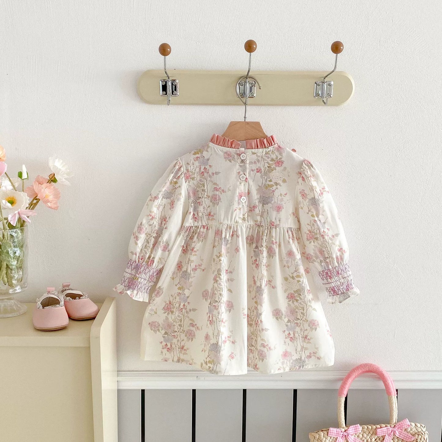 Pink Flower Children's Dress