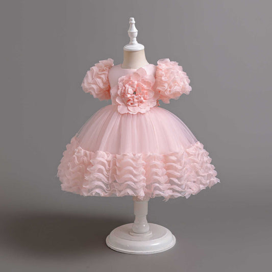 Flower Children's Party Dress
