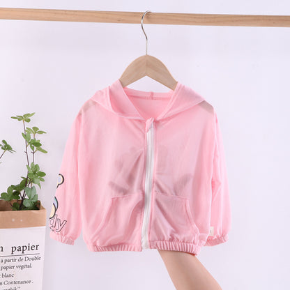 Blusa infantil con cremallera y oso 