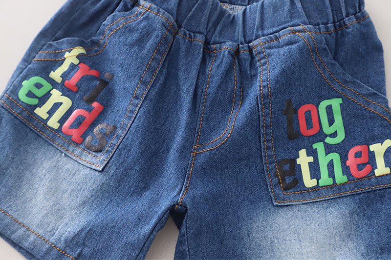 Boys' Outfit with Animals and Jeans