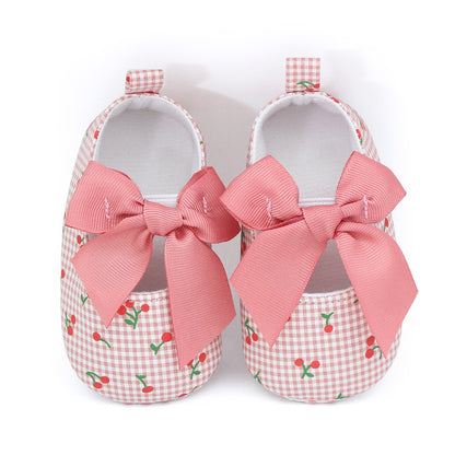 Cherry Print Children's Shoes